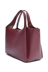 T-CHARM STRUCTURED TOTE BAG-BURGUNDY