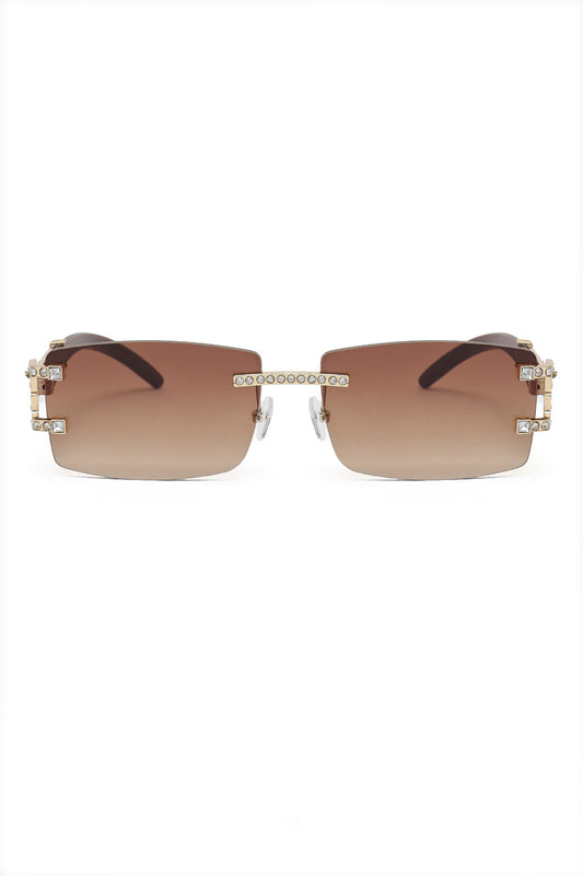 OPULENZA DIAMONDLINE EYEWEAR-BROWN