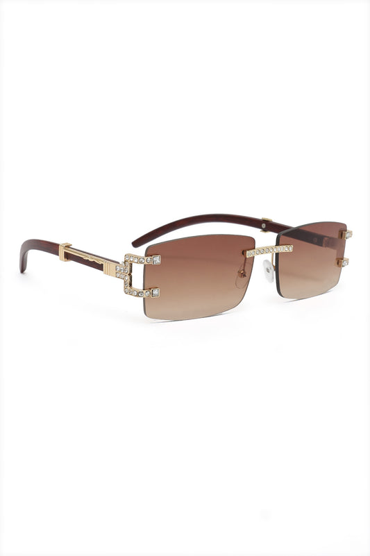 OPULENZA DIAMONDLINE EYEWEAR-BROWN