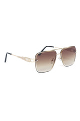 PRECISION RIM SQUARE SHADES-BROWN