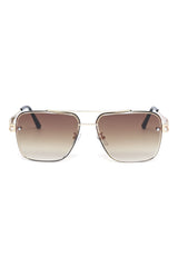 PRECISION RIM SQUARE SHADES-BROWN