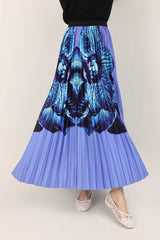 COSMIC CELESTIAL SKIRT-BLUE