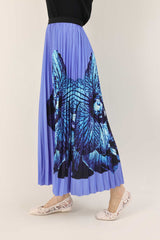 COSMIC CELESTIAL SKIRT-BLUE