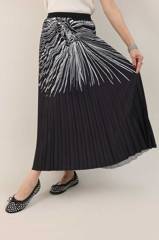 LUMINA DYNAMIC SKIRT-BLACK