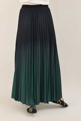 MIDNIGHT FLOUNCE SKIRT-GREEN