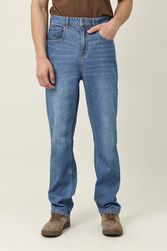 VORTEX FADE CLEAN CUT JEANS-LT/BLUE