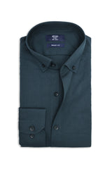 SMART WEAVE SHIRT-DK/GRN
