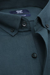 SMART WEAVE SHIRT-DK/GRN