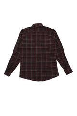 MINI CHECK CASUAL SHIRT-BROWN/CHK