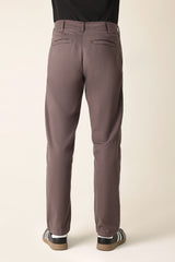 STRAIGHT FIT CHINO PANT-CHOCOLATE