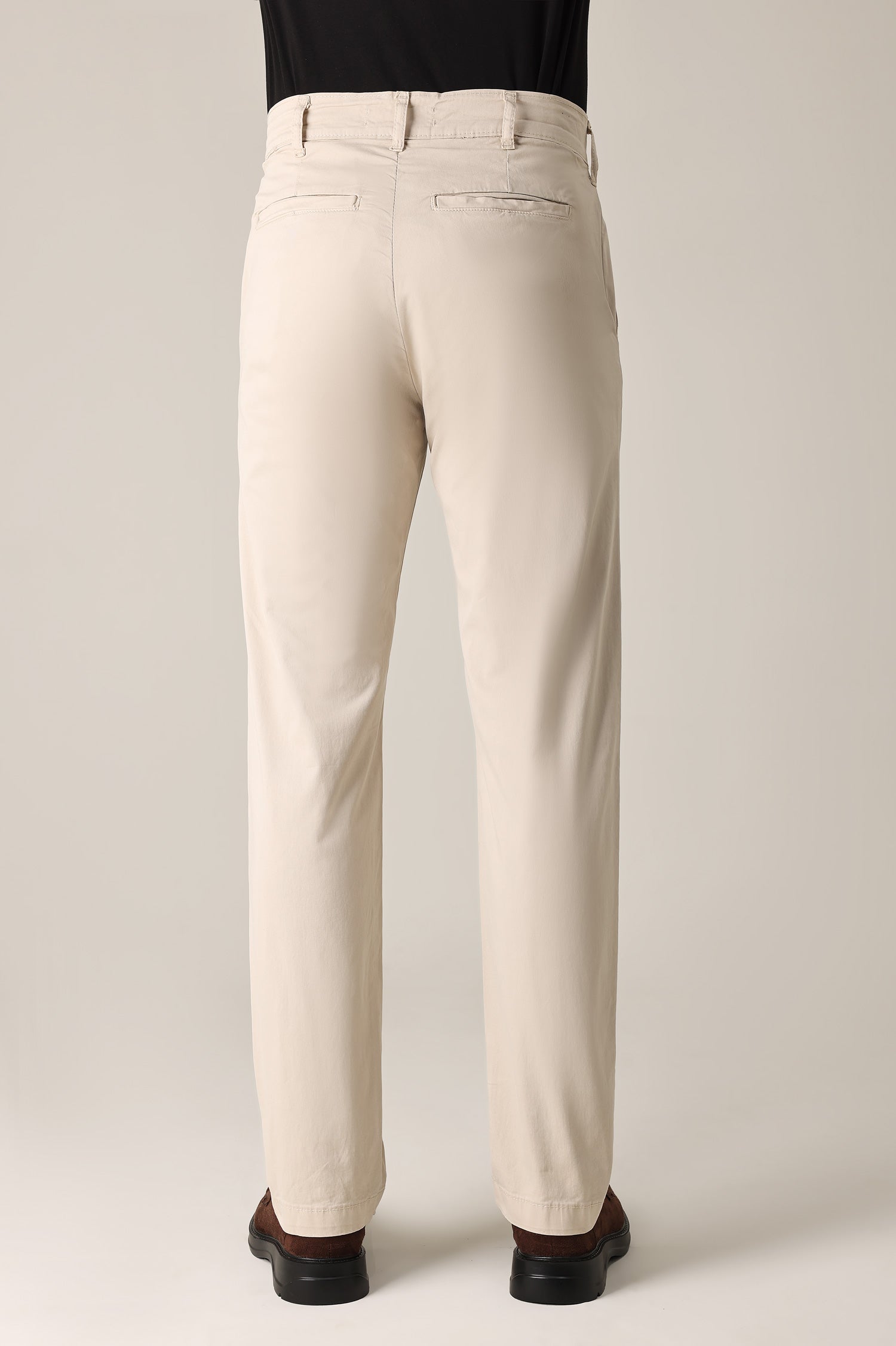 STRAIGHT FIT CHINO PANT-KHAKI
