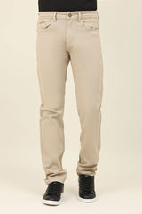NARROW SLEEKFORM JEANS-BEIGE