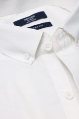 SIGNATURE OXFORD SMART SHIRT-WHITE