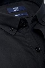 SIGNATURE OXFORD SMART SHIRT-BLACK