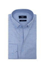 SIGNATURE OXFORD SMART SHIRT-BLUE