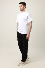 SMOOTH TAILORED BOTTOM-BLACK