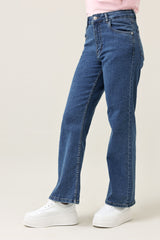 EVERLINE DENIMS-MID/BLUE