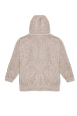 VELTRO COZY SHELL HOODIE-BROWN