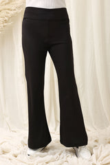 MULBERRY BLOOM SCULPT PANT-BLACK