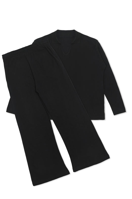 STYLISH BLEND CO-ORD-BLACK