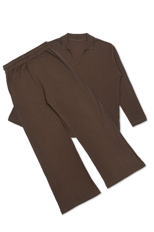 STYLISH BLEND CO-ORD-CHOCOLATE