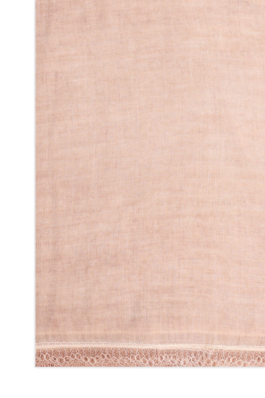 LACE SOPHISTICATED SCARF-PINK