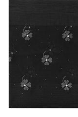 LUMIÉRE BLOOM SCARF-WHT-BLACK