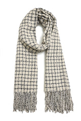 SQUAREWEAVE CLASSIC SCARF-LT/GREY