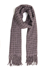 SQUAREWEAVE CLASSIC SCARF-DUST/PINK