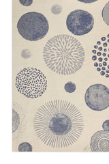 SPHERE RHYTHM SCARF-BEIGE/NAVY