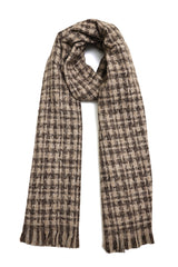 MESH ARCHIVE SCARF-BROWN