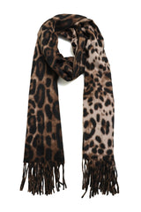 WILD GAZE SCARF-LEOPARD