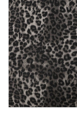 WILD GAZE SCARF-LEOPARD/BLACK