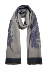 SPLASH REFLECT SCARF-NAVY/GREY