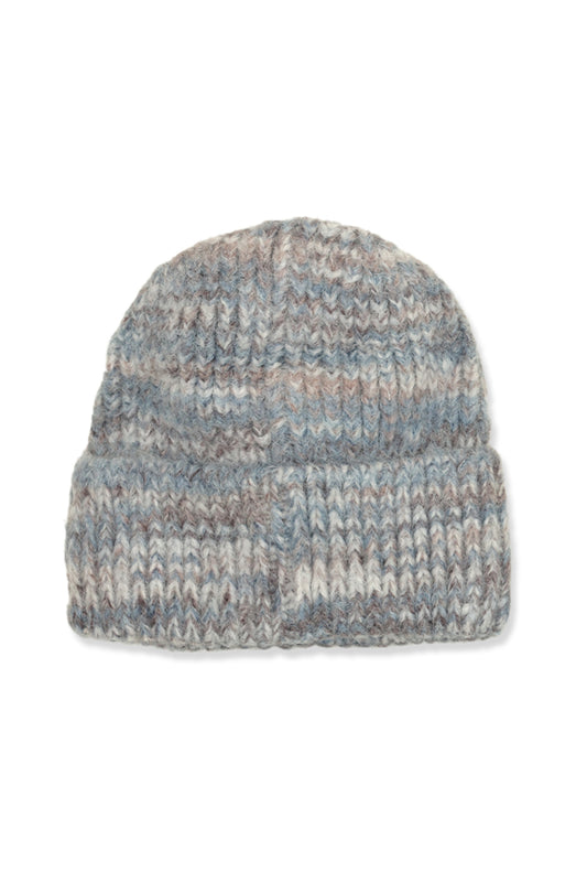 COZY KNIT HAT AND SCARF SET-GREY