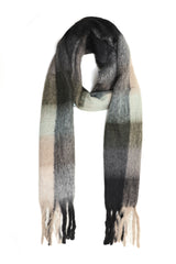 ARCTIC BLOCK SCARF-GREY