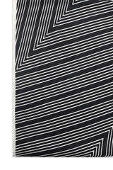 LINEAR FLOW SCARF-GREY