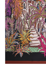 SPRING SKETCH LUXURY SCARF-MULTI