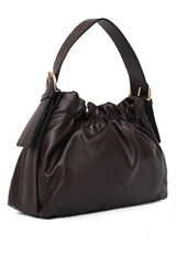 RUE PUFF STITCH BAG-COFFEE