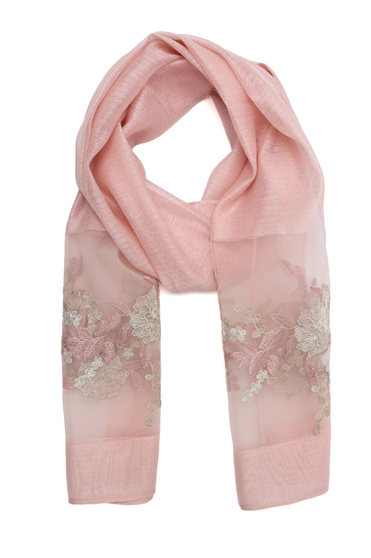 FLORAL LACE DRAPE-PINK