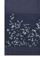 SHEER PETAL WRAP-NAVY