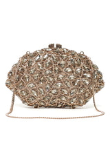 MONARCHA JEWEL CASCADE CLUTCH-GOLD