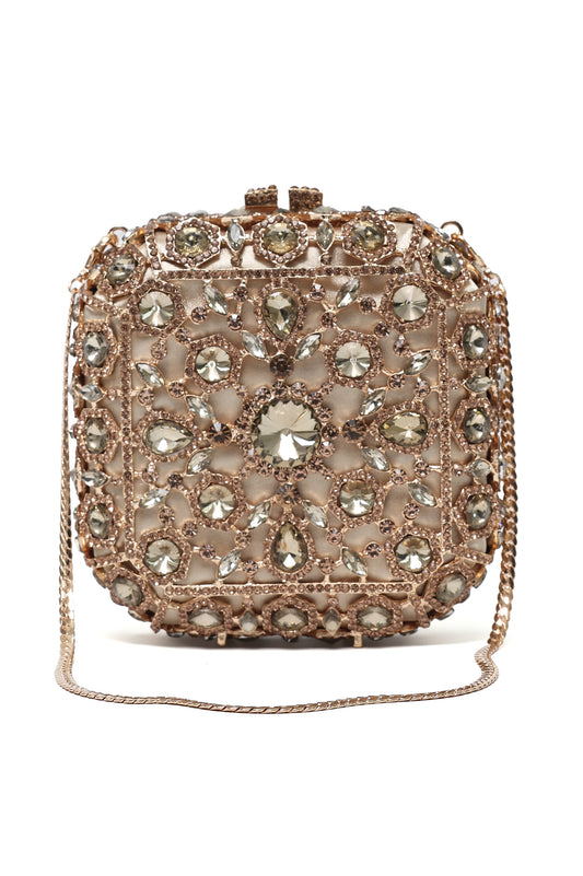 ELYSIAN ORNAMENTAL CLUTCH-GOLD
