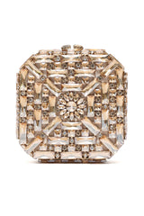 PRISM TILE CLUTCH-GOLD