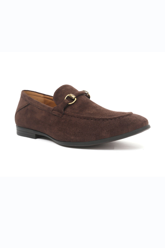 SUEDE SLIPONS-COFFEE