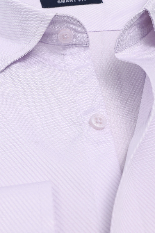 MICRO PATTERN OFFICE SHIRT-LT-PURPLE