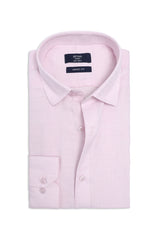 MICRO PATTERN OFFICE SHIRT-PINK