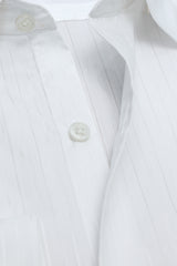 MICRO PATTERN OFFICE SHIRT-WHT/LINING