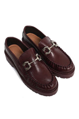 ROYAL GRAIN LOAFER-BURGUNDY