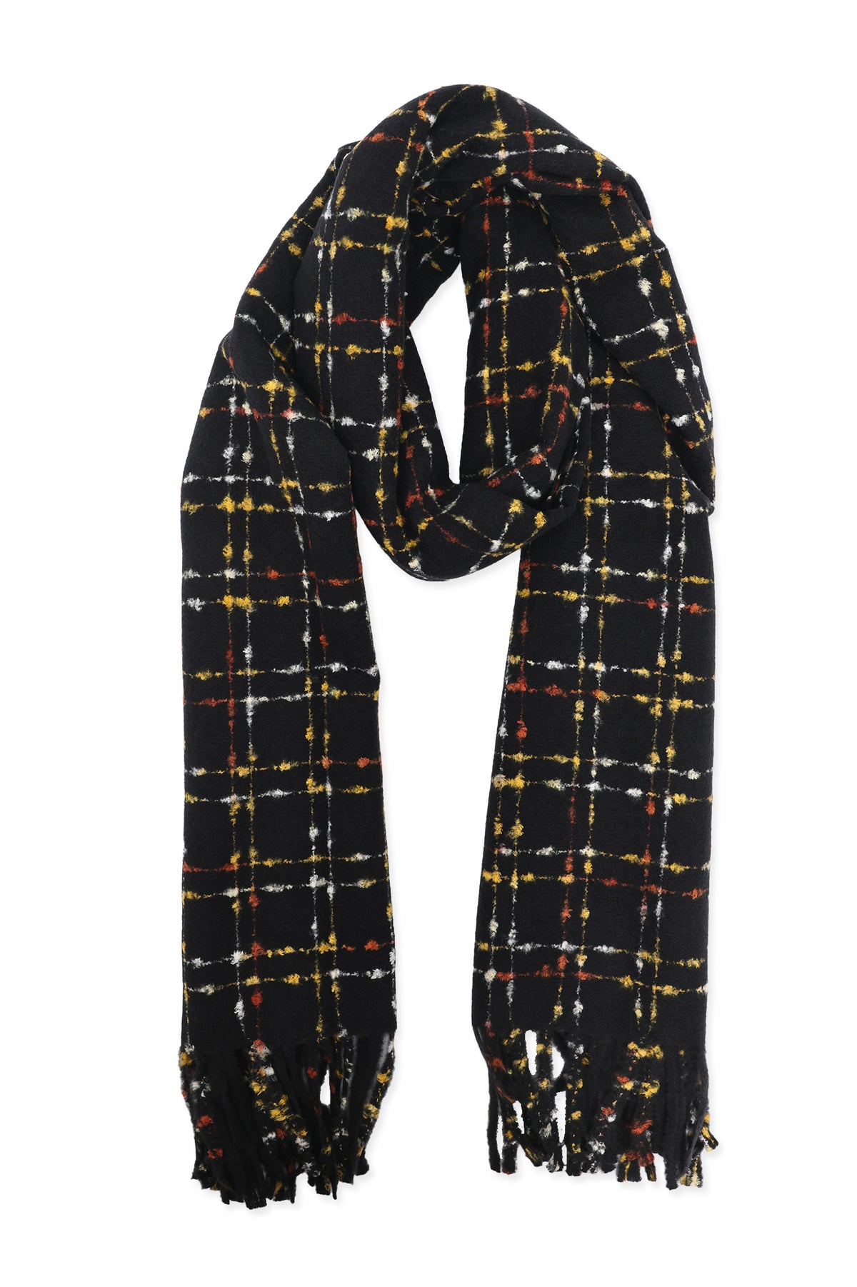 SEASONAL TRAIL SCARF-BLACK